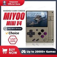 MIYOO MINI V4 Handheld Game Console Linux System 2.8'' IPS Screen Portable Mini V2 V3 Retro Video Simulator Player Children Gift