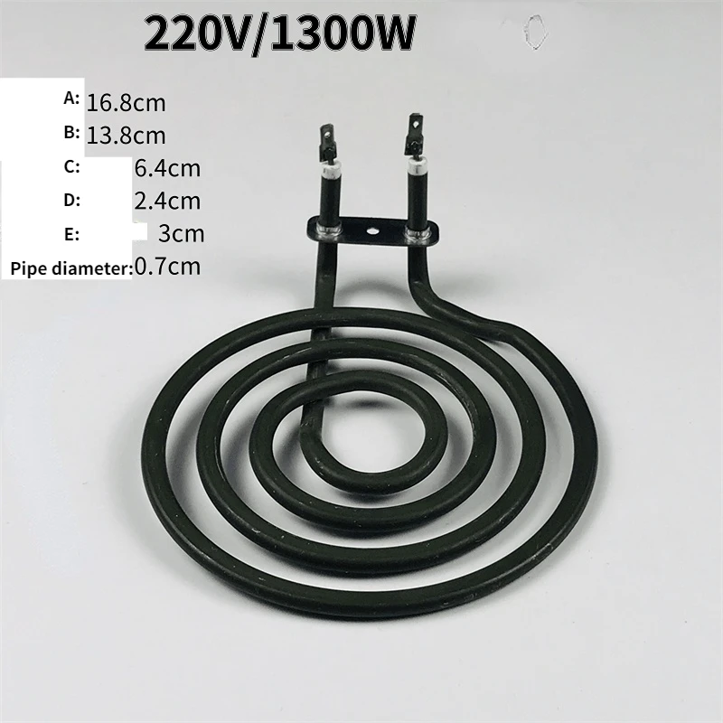 

Нагревательный элемент катушки от комаров-3-кольца для фритюрницы, электрическая нагревательная пластина сухого типа, спиральный электрический нагреватель, трубка из нержавеющей стали