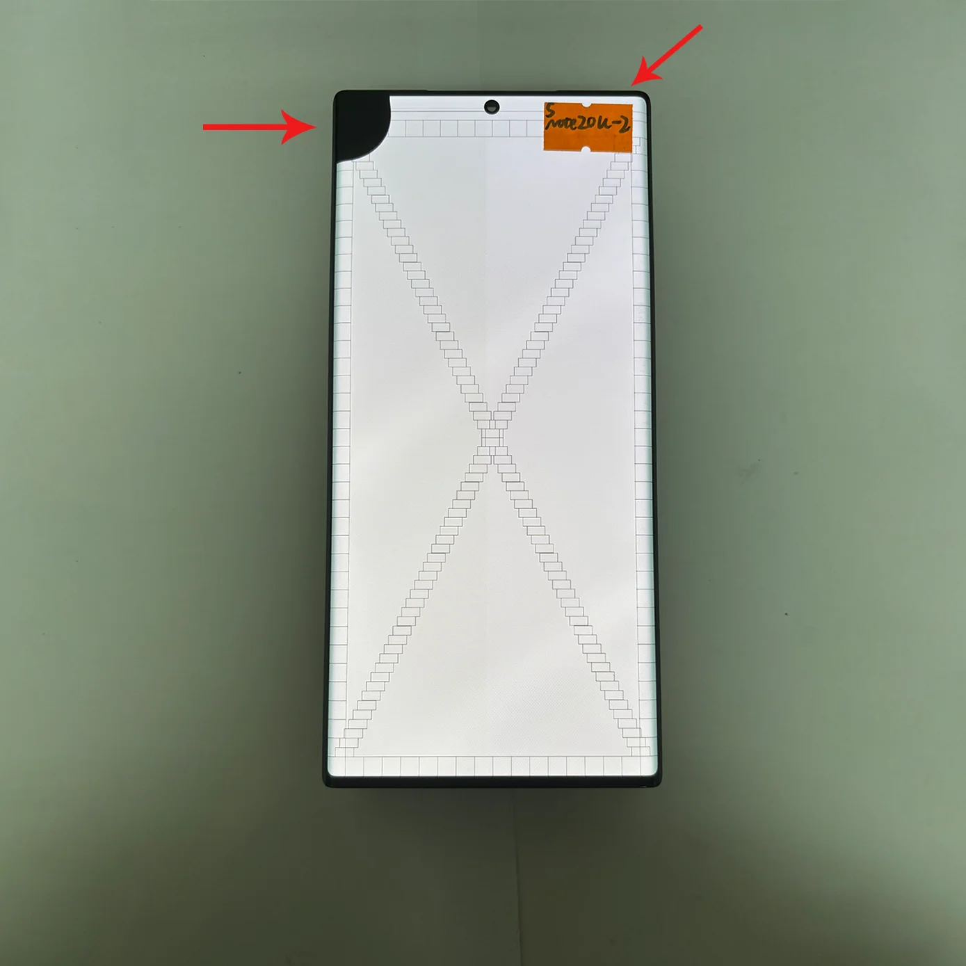 NEW For Samsung Note 20 Ultra LCD SM-N986F N985B N985 Display Screen Digitizer Assembly Replacement With Dot Line Burn Parts