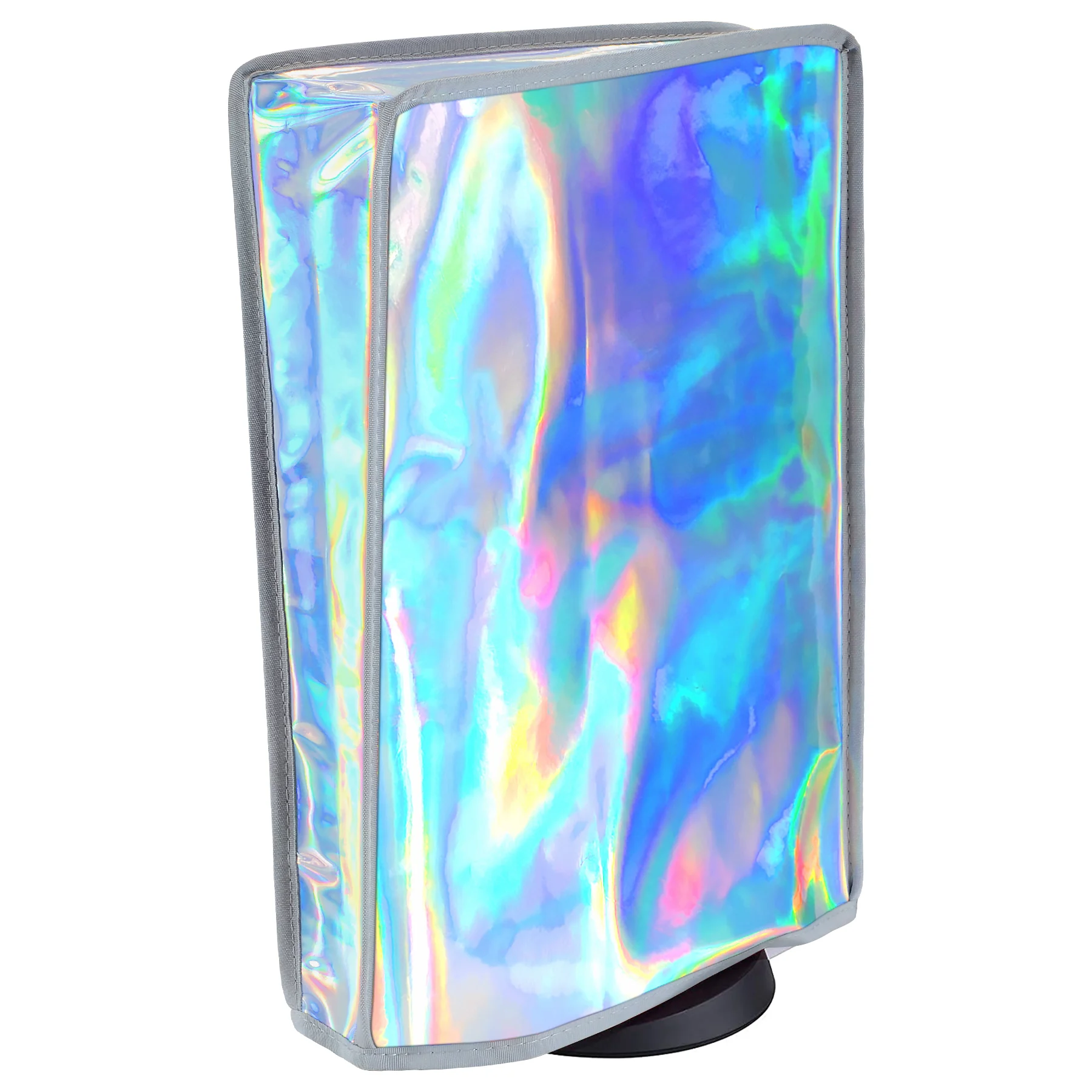 PlayVital-funda antipolvo con gradiente para ps5, forro suave y limpio, protector antipolvo, funda impermeable para consola antiarañazos ps5, Aurora Silver