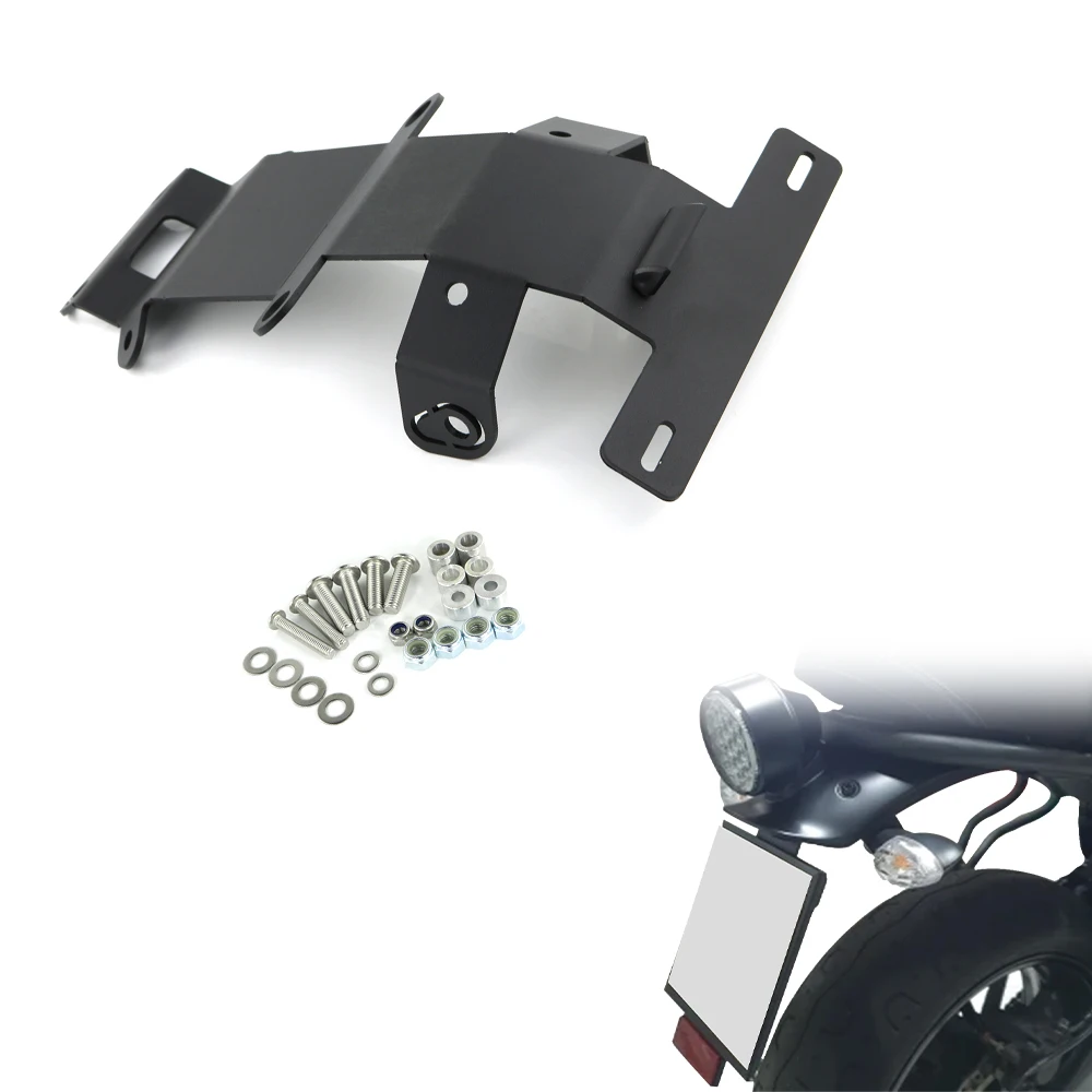 Tail Tidy Fender Eliminator Kit, Suporte para matrícula, Suporte para Yamaha XSR700, 2015, 2016, 2017, 2018, 2019, 2020, 2021, 2022, 2023, 2024