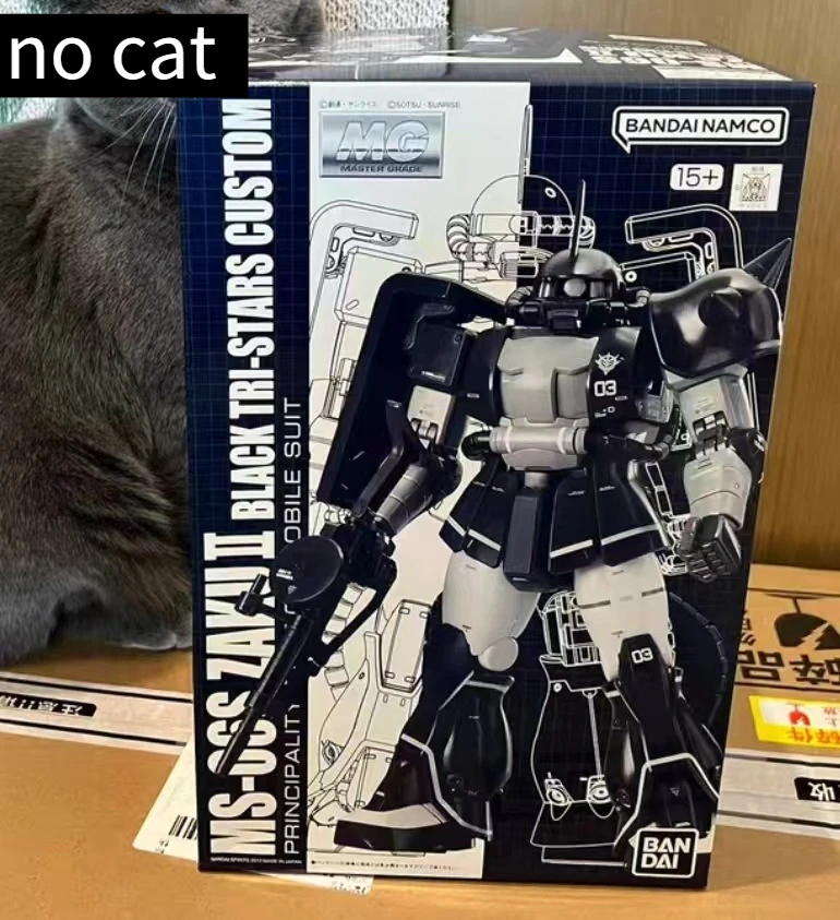 

В наличии MG MS-06S Zaku Черная трехзвездочная цепочка 2.0 Мобильный костюм Коллекционная модель Bandai