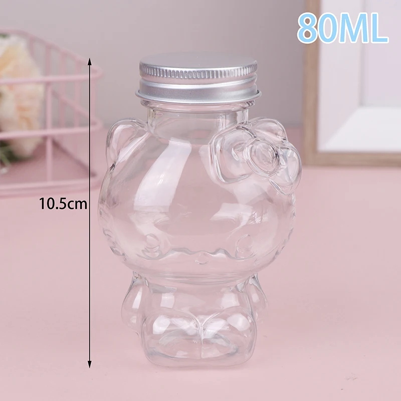 Creative Sanrio Hello Kitty Anime Milky Tea Bottle Reusable Kids Homemade Drink Cup Student Portable Cup Children Cute Gifts