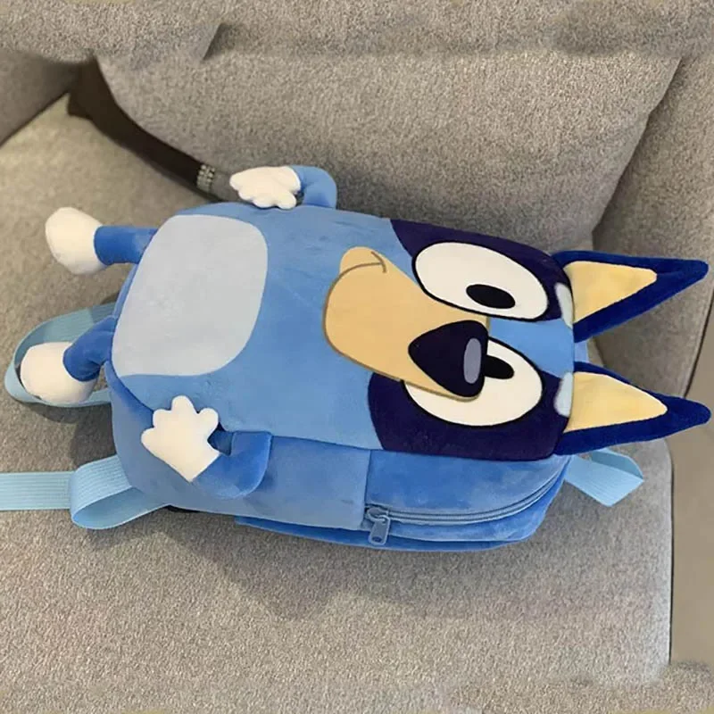 Sac à Dos de Dessin Animé Bluey pour Enfant, Cartable de Cosplay de Famille, de Maternelle, Chien Bluebin, Kawaii, Bleu, Orange, Cadeaux