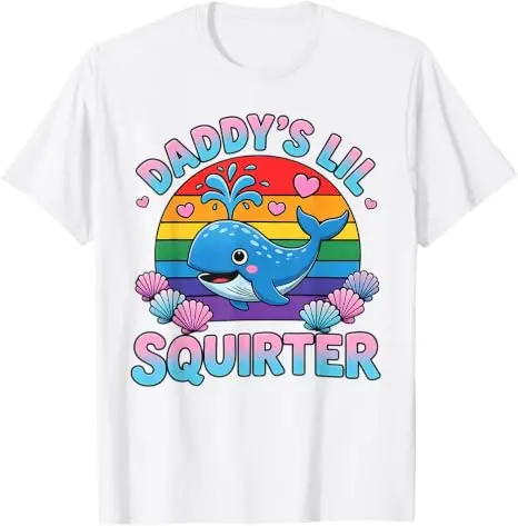Unangebrachtes, lustiges „Daddy's Lil Squirter“ T-Shirt für Frauen, Y2k, freche Scherzgeschenke, Humor, Mädchen, Reise, Outdoor-Kleidung – Detail 22