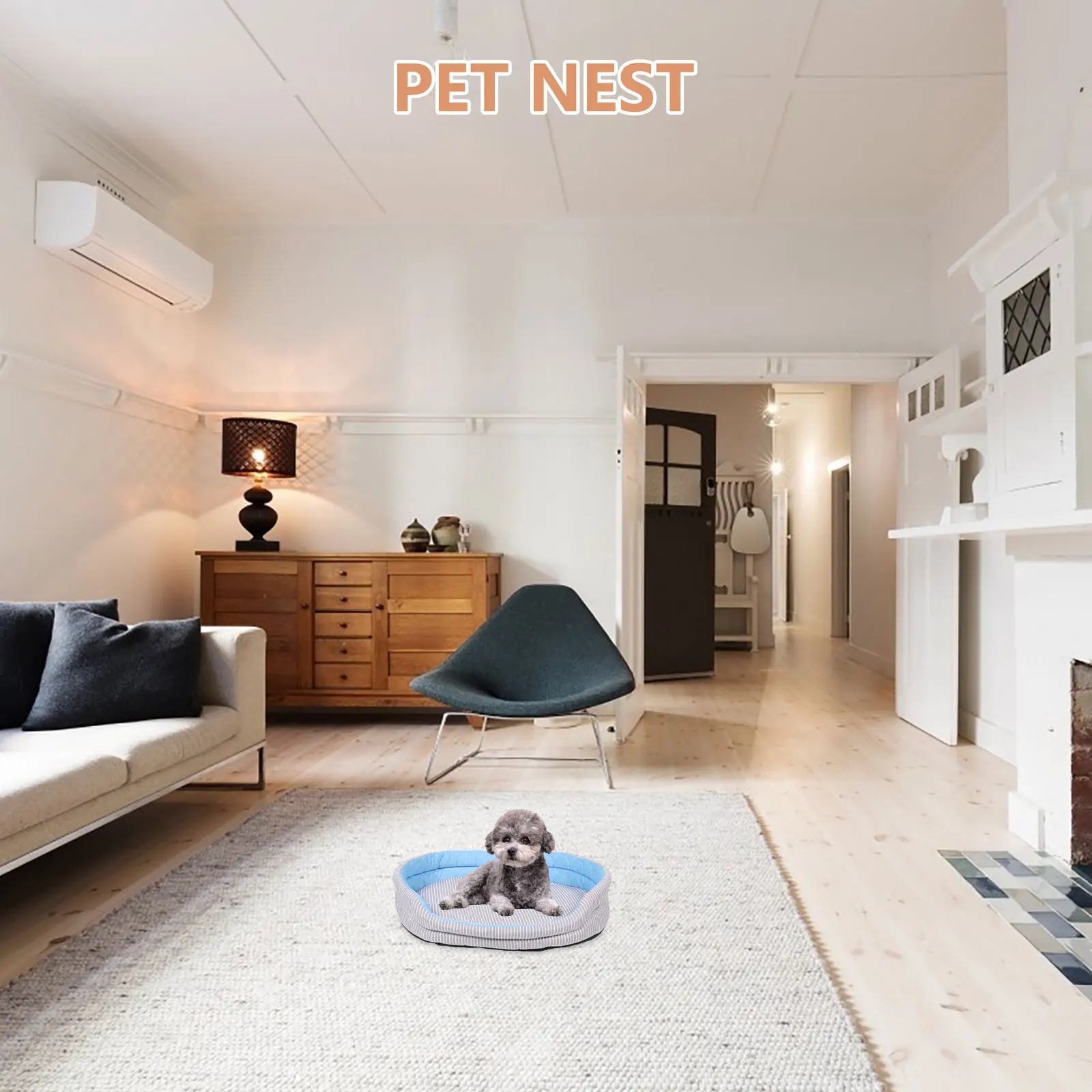 

Dog Summer Cool Breathable Washable Nest Self Small Medium Large Dogs Cats Puppies Cat Pad Summer Bed Dog Cooling Mattress Pet