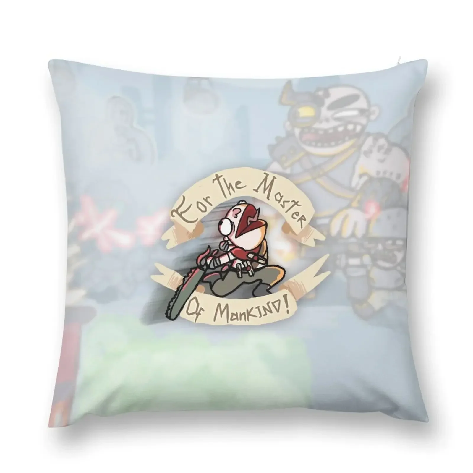 Darktide's Zealot For the Master of Mankind Throw Pillow Cushion Cover For Sofa Christmas Pillow pillow