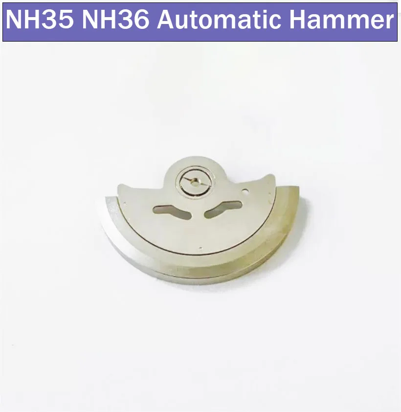 Watch Accessories Suitable For Japan Original NH35 NH36 Movement Automatic Hammer Pendulum Hammer With Bearing Repair Parts