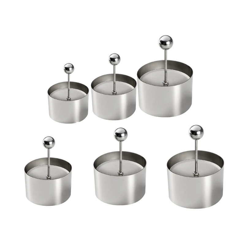 

Cake Mold Dessert Rings Stainless Steel Material Cake Serving Rings Rings Perfect Gift for DIY Cake Enthusiasts