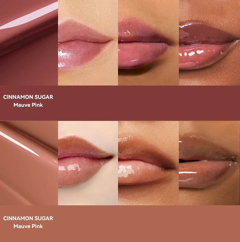 Jelly Lip Enrichment Oil Non Fading Lip Makeup Donut Colored  Balm Moisturizing Lip Gloss Mirror Transparent Glaze