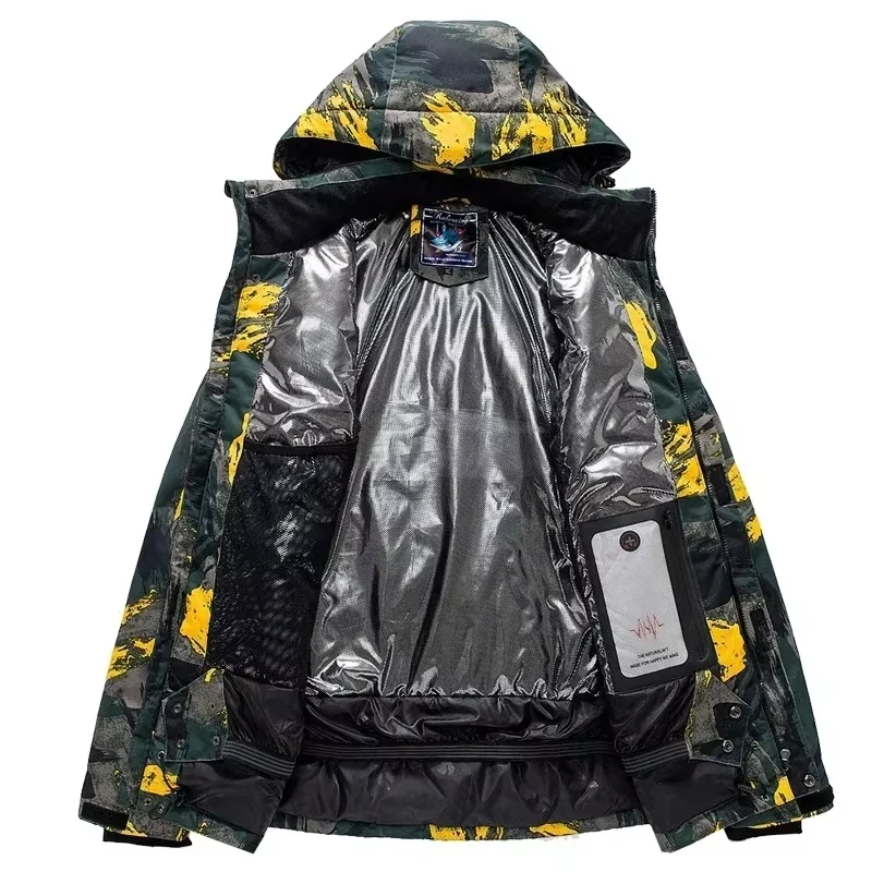 بدلات تزلج دافئة للرياضات الشتوية من Cattreasure للرجال والنساء بدلات تزلج مقاومة للرياح ومقاومة للماء لبدلات التزلج على الجليد #5