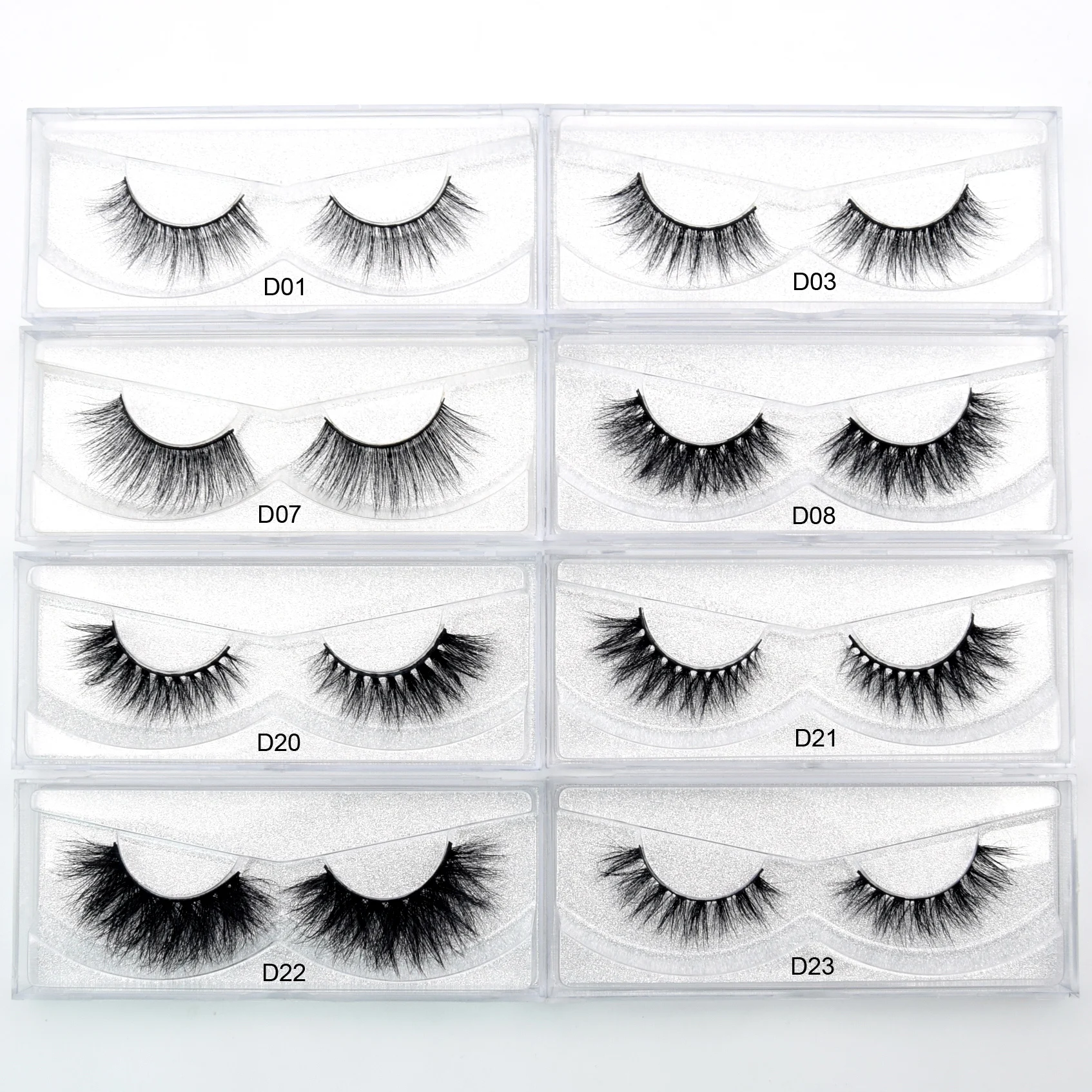 Visofree Eyelashes 3D Mink Lashes Luxury Hand Made Mink Eyelashes Medium Volume Cruelty Free Mink False Eyelashes Upper Lashes