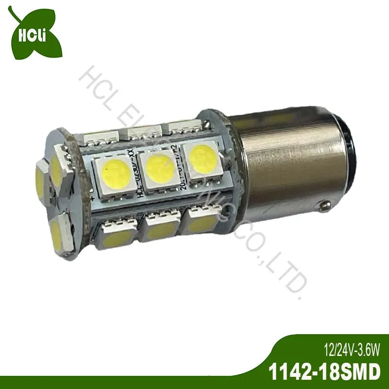 

High quality AC/DC12/24V 1142 BA15d Led Signal Lamp Marine Warning Light Yacht Bulb Boat Ship Pilot Lamp free shipping 2pcs/lot