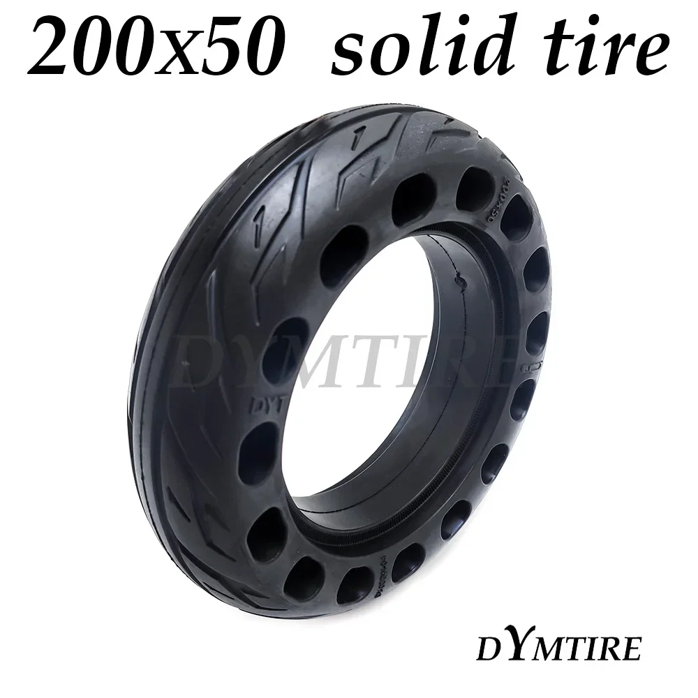 200x50 Solid Tire for Mini Electric Scooter 8x2 Inch Explosion-proof Non Pneumatic Tyre