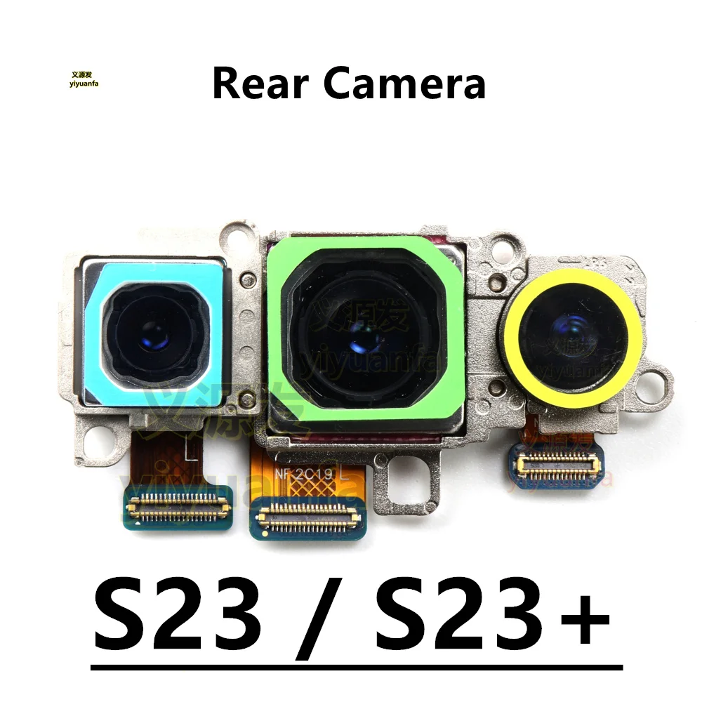 Rear Facing Camera Module Flex Cable For Samsung Galaxy S23 S23+ telephoto + ultrawide + wide Main Camera SM- S911 S916