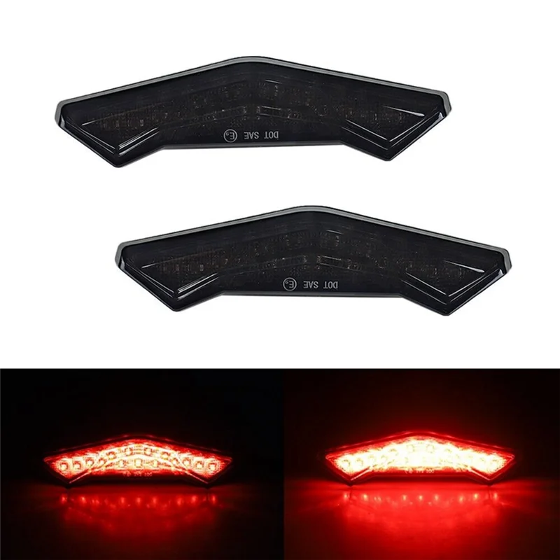 1Pair ATV Smoked LED Taillights Rear Brake Tail Lamps for Can-Am Commander 2021-2022 710006633