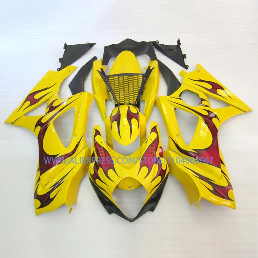 

For GSXR1000 2007 2008 Fairing Set Injection Kit GSXR 1000 07 08 Free Custom ABS Plastic Motorcycle Fairings