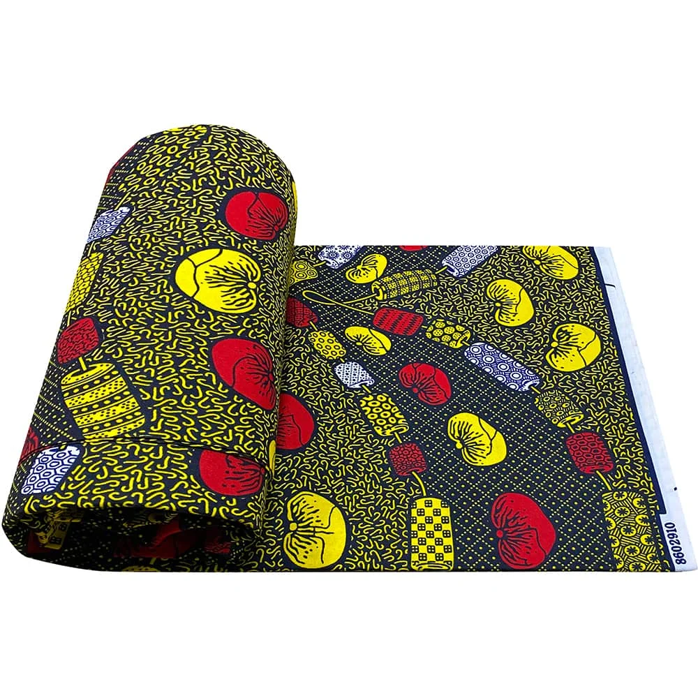 Material de la ropa holandesa étnica africana del poliéster 100% de la tela súper cera de Ankara