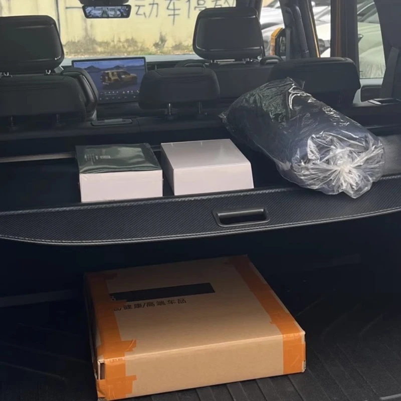 Car Trunk Partition Panel for BYD Leopard 5 Retractable Trunk Divider Curtain Interior Cargo Organizer Accessories