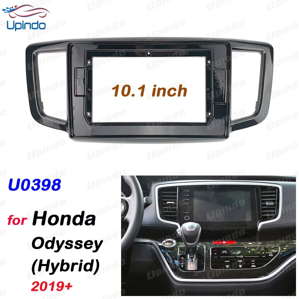 

Car Accessory 2 Din 10.1 Inch Audio Plastic Fascia Gps Mp4 Radio Panel Frame for Honda Odyssey Hybrid 2019+ Dashboard Mount Kit