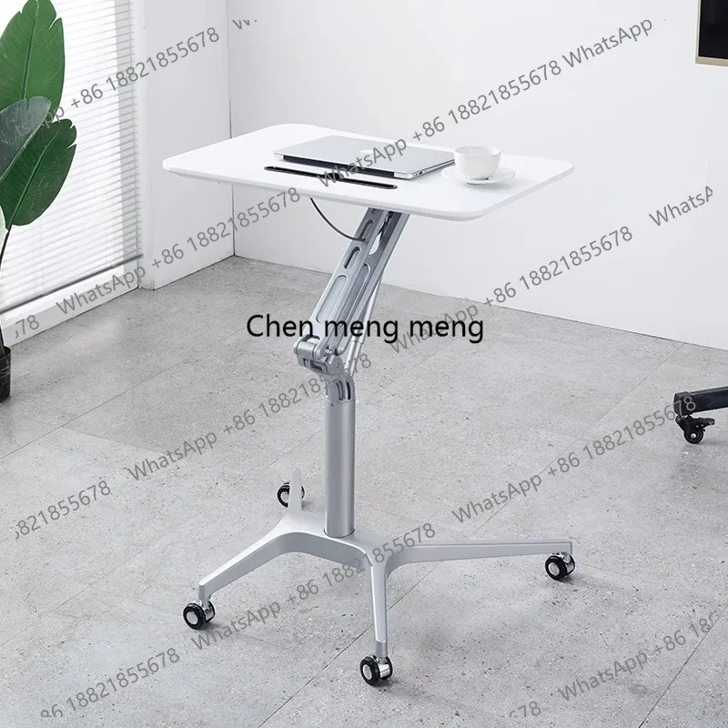 

Lectern Conference Room Classroom Mobile Lectern Standing Movable Office Lifting Computer Desk