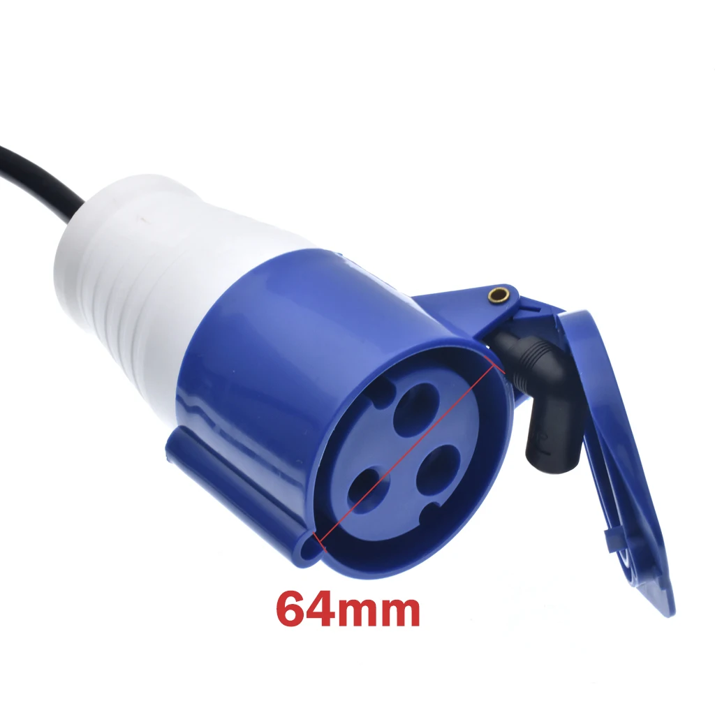 Spina UK BS1363 a cavi di alimentazione IEC309 332 c6, 13 ampere, 250V, H05VV-F 1.5mm, ingresso 332 p6 per collegare la presa di uscita BS1363