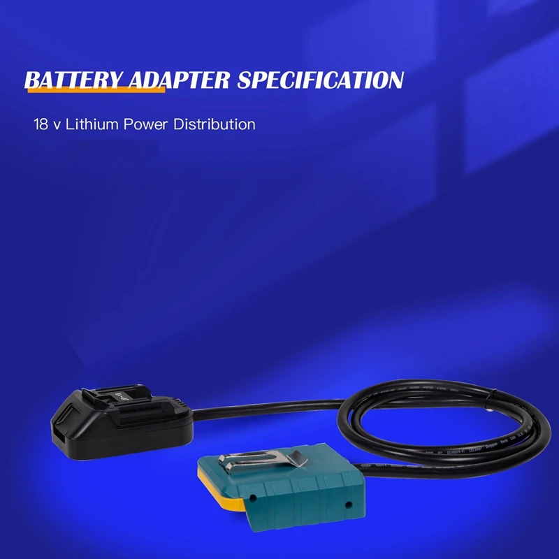 Outil d'extension de batterie portable, adaptateur de batterie au lithium, convertisseur