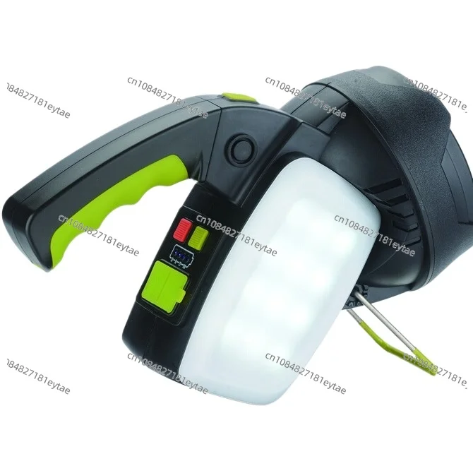 

Emergency searchlight high power, large capacity, handle rotatable, double-sided side light, USB rechargeable