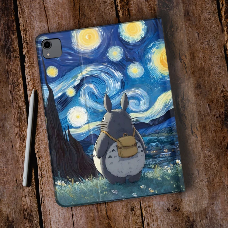 Imagem -02 - T-totoro-capa de Silicone para Ipad Anime Japonês 10.2 7th 8th Air Mini2 Ipad Air Ipad Pro11 12.9