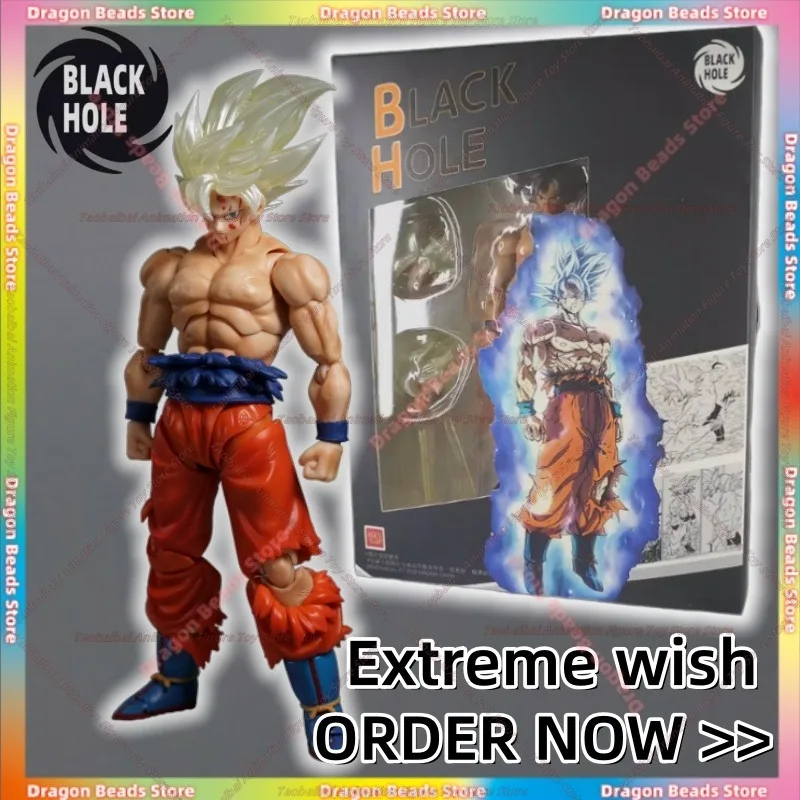 【شحن على مدار 24 ساعة】الشحن ذو الفتحة السوداء لعبة دراغون بول SHF المتطرفة Wukong Battle Damage النسخة الدموية 1/12 هدايا شخصيات الحركة #1