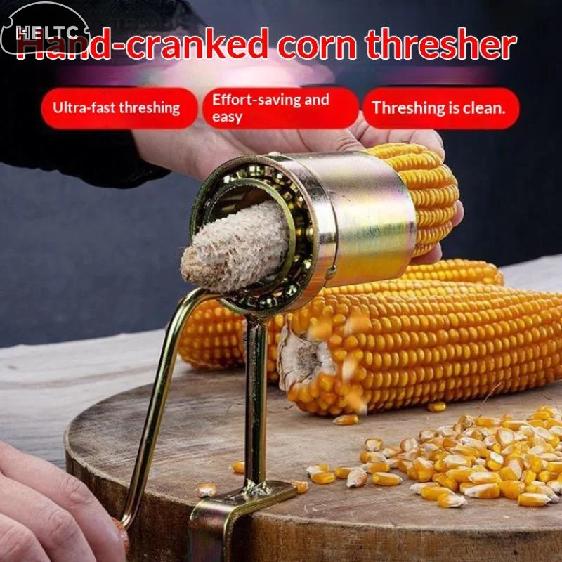 Hand Crank Corn Peeler Thresher Shucker Clip Design Manual Corn Threshing Tool Sheller Separator For Kitchen Accessory/Gadgets