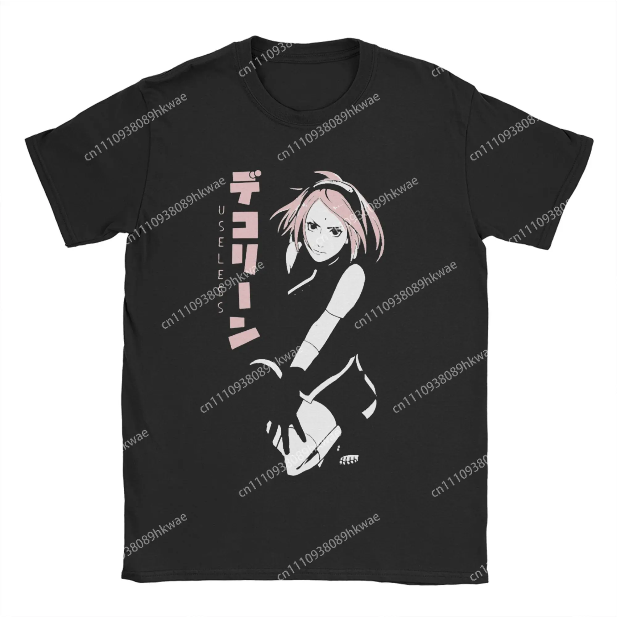 Camisetas Sakura para Hombre y Mujer, 100% Algodón, Camisetas de Naruto, Akatsuki, Pein, Anime, Manga Corta, Tallas Grandes