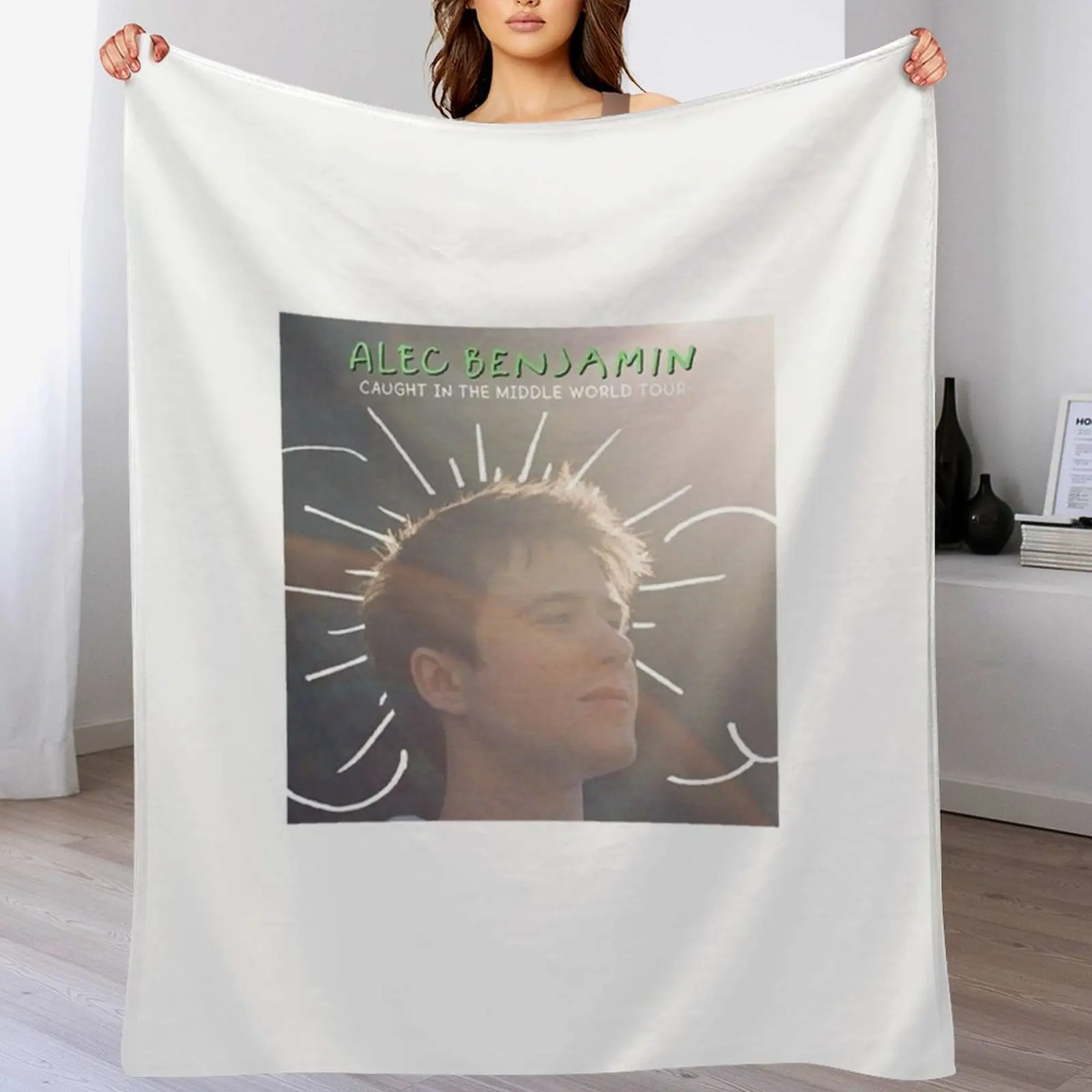 

gambar alec pecah benjamin Throw Blanket Warm Plush Fuzzy Blanket for Living Room