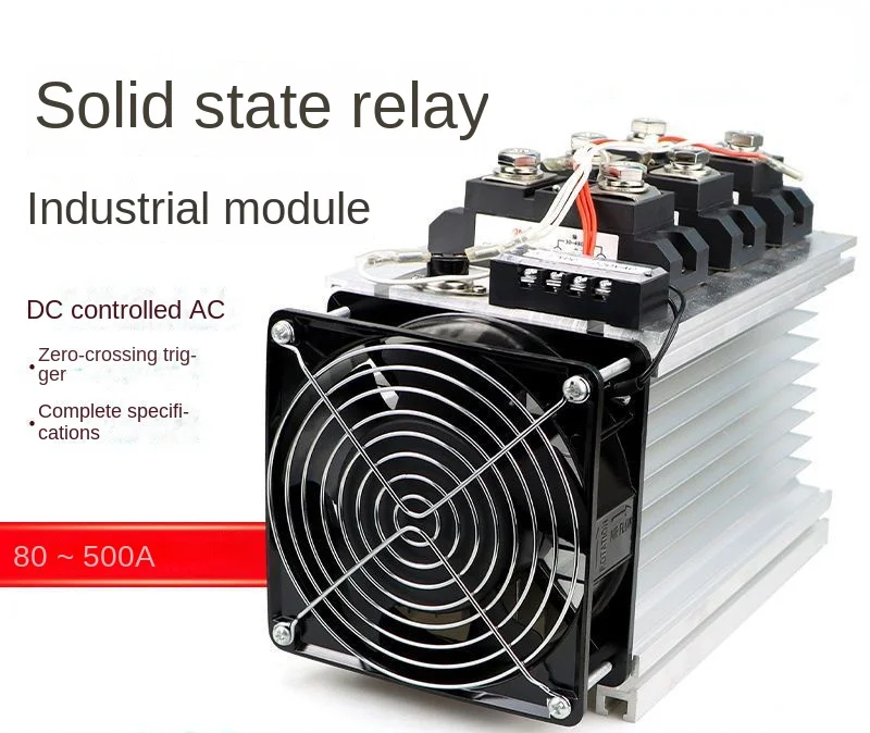 

SSR industrial three-phase solid-state relay complete module 100/150/200/300/400/500A