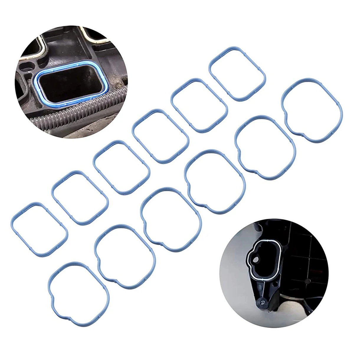 Intake Manifold Gaskets Lower & Upper Gasket Plenum Set For Dodge Jeep 3.6L 184562A 5184331AC MS97204 MS97205-A61E