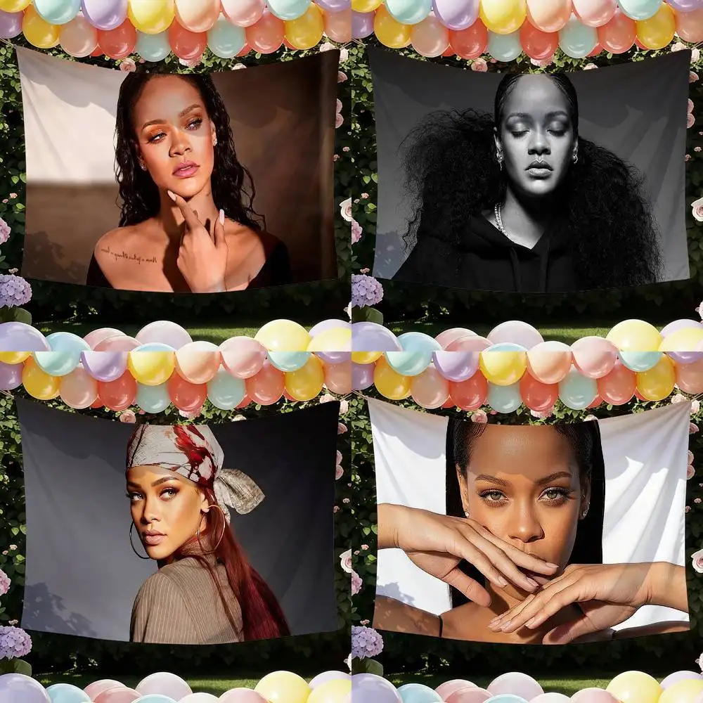 R-Rihanna Flags for Bedrooms Home Decor Items Outdoor Decors Garage Decoration Flaga