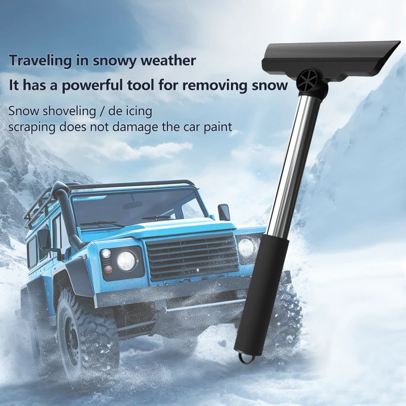 

Автомобильный скребок для льда, щетка для снега, средство для удаления снега и мороза, компактный скребок для льда, инструмент для удаления снега, мороза, скребок для лобового стекла