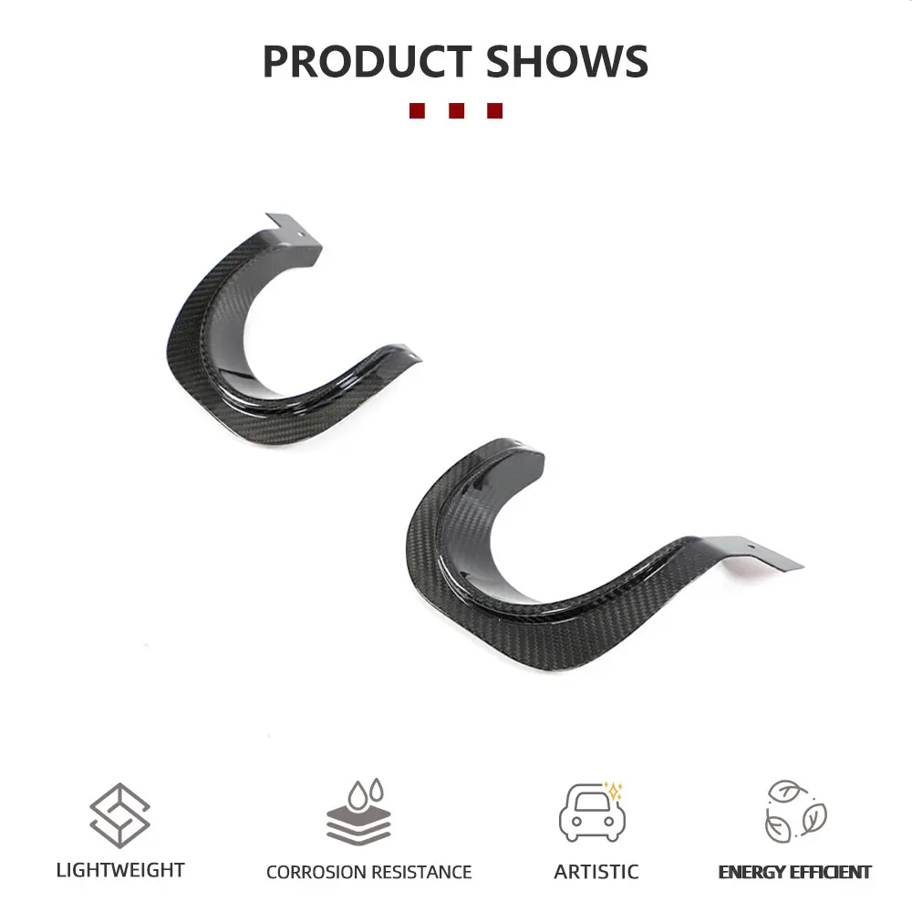 

For Toyota Supra GR A90 A91 MK5 2020-2024 DRY Carbon Car Rear Tail Exhaust Muffler Tip Pipe Trim Exhaust Muffler Upper Trim Kits