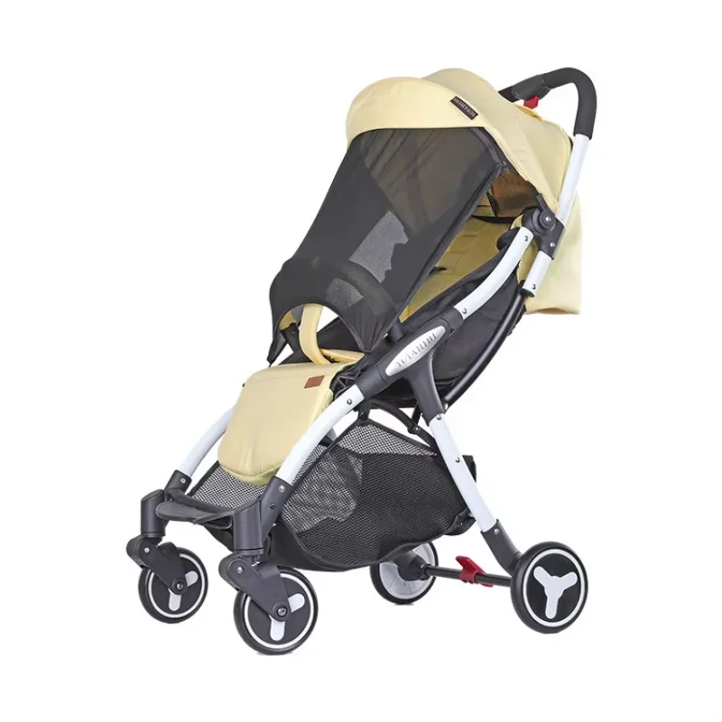 Hot selling baby stroller European portable stroller automatic folding light BB car can board can sit can lie