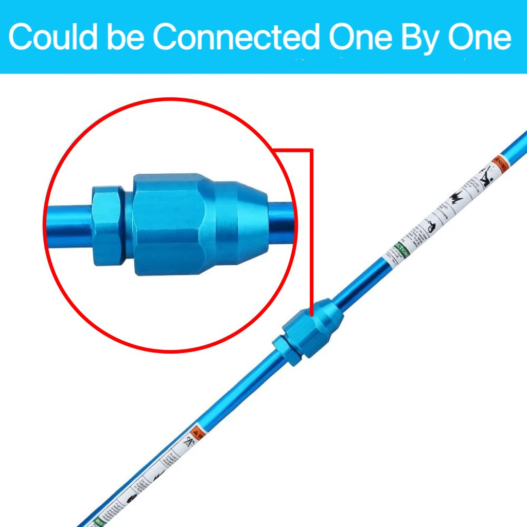 2pcs 50cm Airless Paint Spray Extension Pole + 517 Nozzle + Tip Guard, Universal Sprayer Accessories for Wall Painting image 5