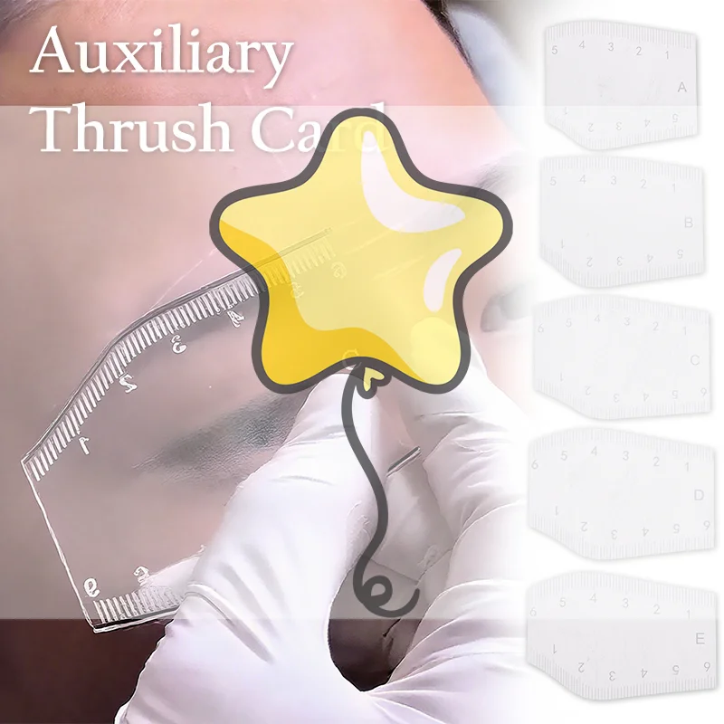 Outils de maquillage de tatouage de sourcils pour débutants, conception rapide des sourcils, règle auxiliaire de positionnement, accessoires de tatouage