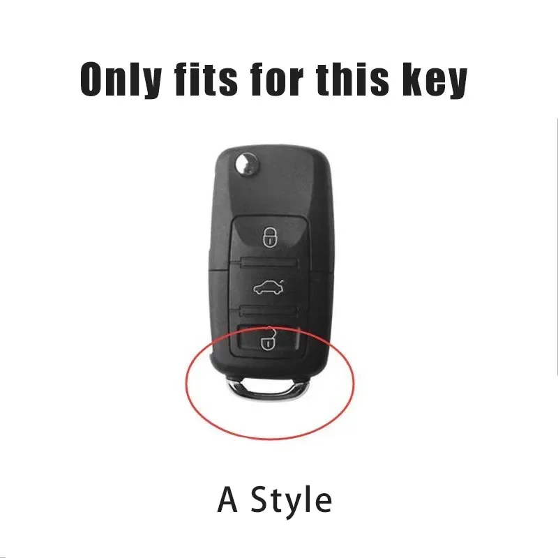 Zinc Alloy Car Key Cover Case Holder Shell For VW Volkswagen Polo Tiguan Passat B5 B6 B7 Golf 4 5 6 MK6 Jetta Lavida Accessories