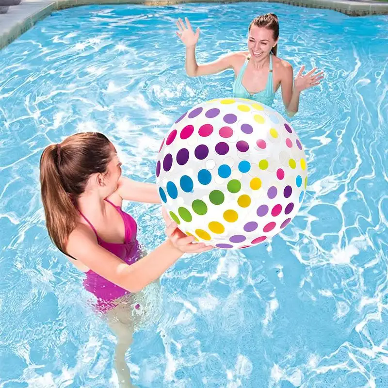 Piłki plażowe dla dzieci, dmuchane piłki plażowe do basenu, tęczowe dekoracje, gry wodne, upominki na zewnątrz, zabawki do basenu, jeziora.