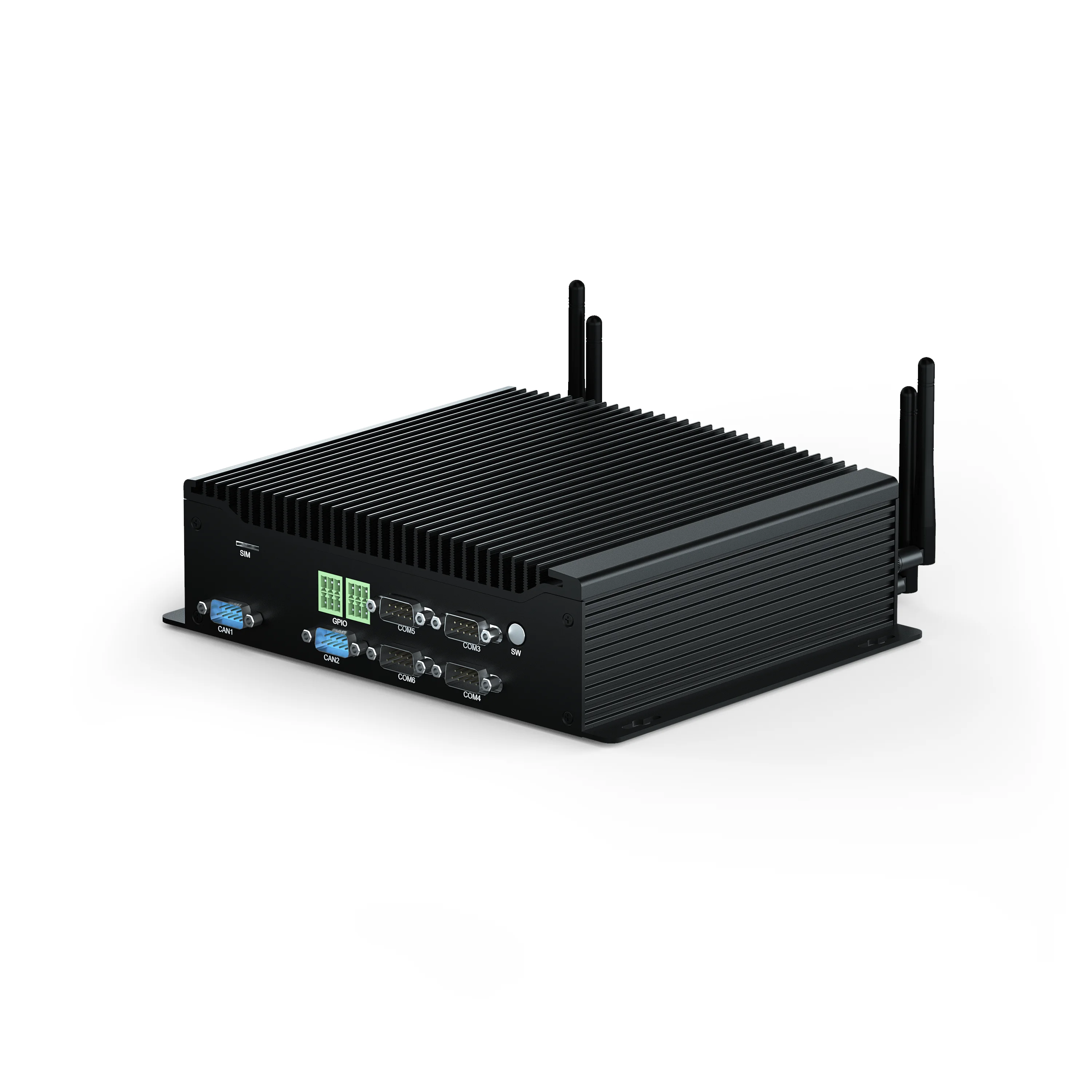 STOHYU-Mini 8 Computador Industrial, USB 6 COM, 2 LAN, Intel Core i5-10210U, PC Fanless, DP, HD-MI, Tipo-C, DDR4, Frete Grátis