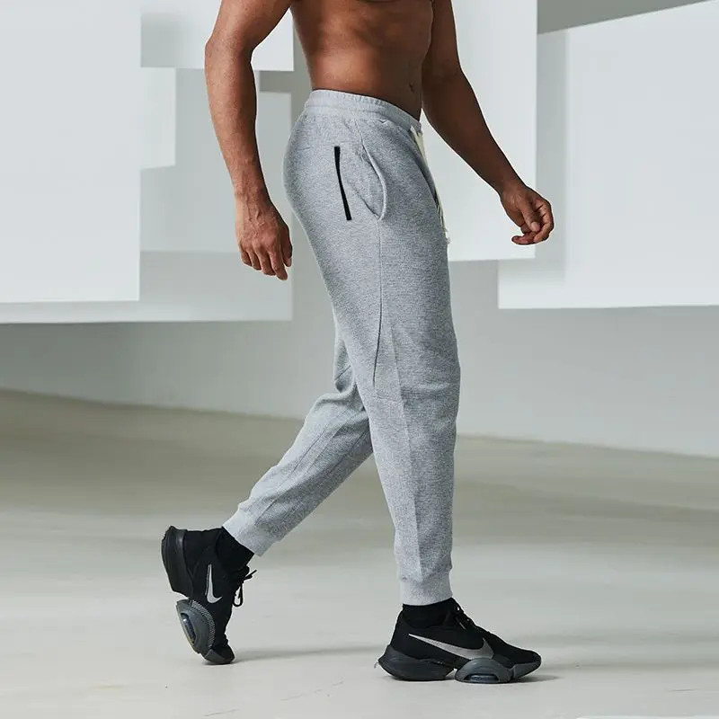 Pantalon de survêtement de musculation pour hommes, mouvement, séchage rapide, reliure des jambes, décontracté, course, mince, élastique, solide, document, FJMX, abordable, printemps, automne