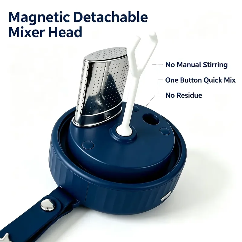350Ml Portable Mixing Cup Type-C Rechargeable Mini Mixing Cup, Suitable for Travel/Office/Gym