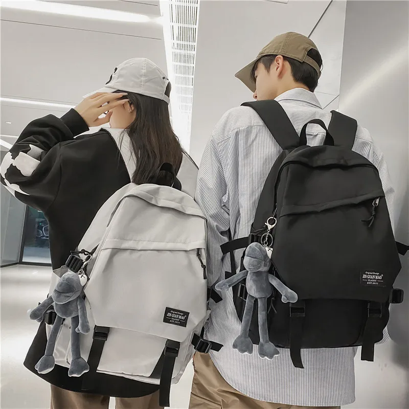 Zaino da uomo alla moda 2025 Nuovi zaini da viaggio da donna di grande capacità Borsa da scuola per laptop versatile Zaino da scuola per ragazza e ragazzo