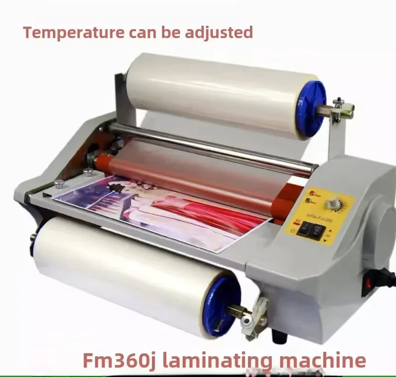 Single Side Electric Laminator Machine for Hot Cold Film Photo Book Sticker Label Encapsulation Electric Photo Laminator