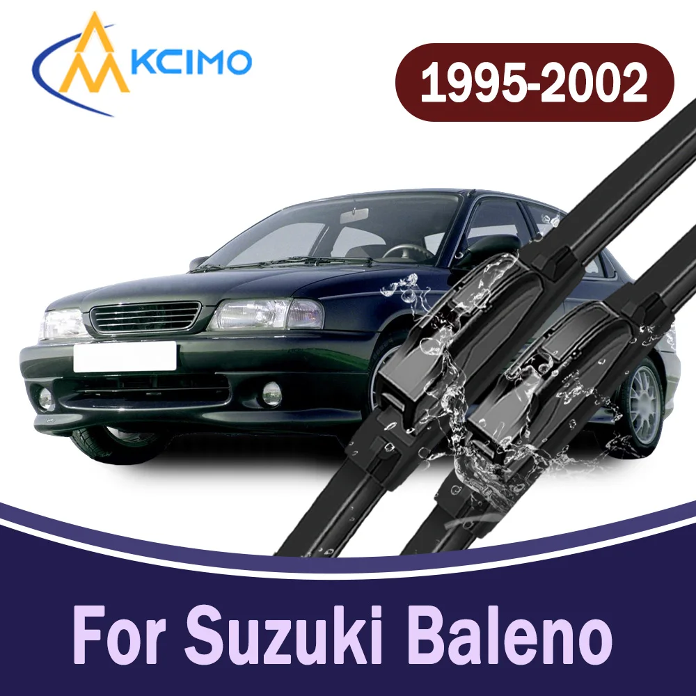 

All-Weather Front Windscreen Wiper Blades For Suzuki Baleno SY 1995-2002 High Quality Car Windshield Replacement Parts 2Pc