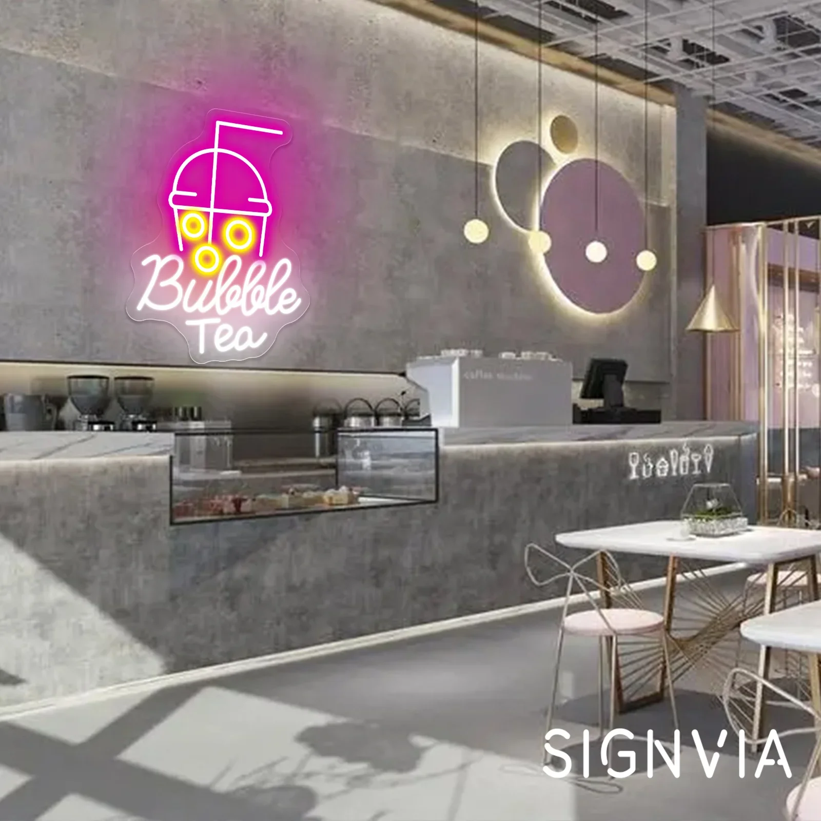 Bubble Tea Neon Sign Led Light Bubble Tea Shop Decoration Room Cafe Restaurant Decor Wall Hanging Welcome Neon Lights LED Signs
